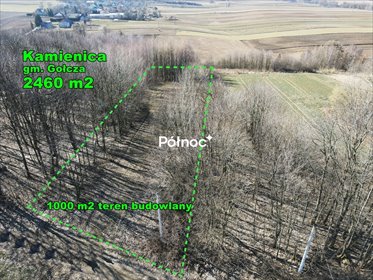 Działka 2460 m² z mediami i możliwością zabudowy. działka Kamienica