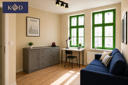 Na wynajem nowoczesna kawalerka 25 m² na Łazarzu w Poznaniu mieszkanie Poznań, Łazarz, Głogowska