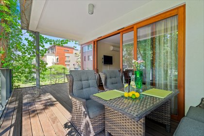 Apartament 61 m² (taras 32 m²) nad Zalewem Zegrzyńskim mieszkanie Rynia, Główna
