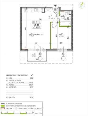 mieszkanie na sprzedaż 48m2 mieszkanie Warszawa, Białołęka