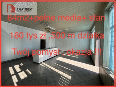 Urokliwa nieruchomość w Sośnicy z potencjałem i świetną ceną lokal użytkowy Sośnica