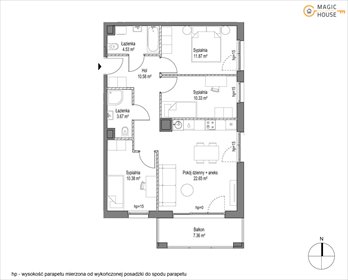 Nowoczesne 1-pokojowe mieszkanie Smart House w Gdańsku mieszkanie Gdańsk, Jasień, Lawendowe Wzgórze