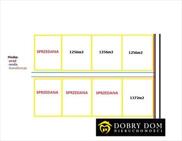 działka na sprzedaż 1256m2 działka Boćki