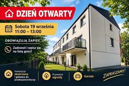 Dom bliźniak 137 m² - cicha okolica z ogrodem i garażem dom Wołomin