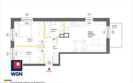 Zapraszam do obejrzenia mieszkania 53 m² w Warszawie Ursus mieszkanie Warszawa, Ursus, Henryka II Pobożnego