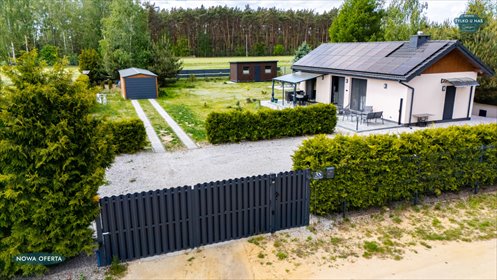 Nowoczesny dom z dużym tarasem i ogrodem, 69 m² dom Sokola Góra
