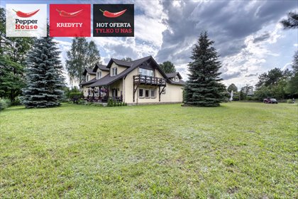 Zalesie, dom 282 m2 z dużą działką i tarasem dom Zalesie