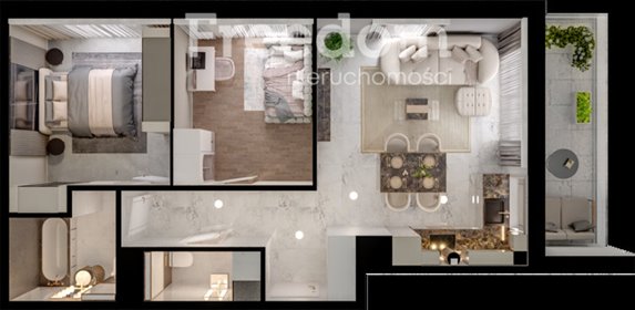 mieszkanie na sprzedaż 60m2 mieszkanie Warszawa, Ursynów, Hilarego Koprowskiego