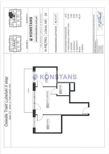 mieszkanie na sprzedaż 40m2 mieszkanie Warszawa, Wawer, Trakt Lubelski