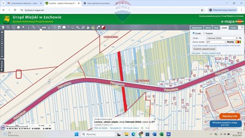 działka na sprzedaż 2592m2 działka Ostrówek