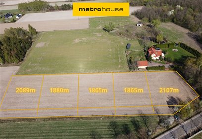 Działka 2089 m² z dostępem do mediów i rozwojową okolicą. działka Nasielsk