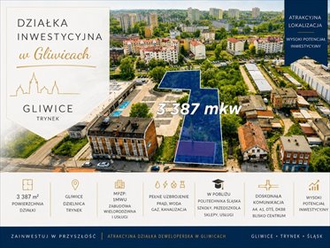 Działka inwestycyjna pod wielorodzinną w Trynku. działka Trynek