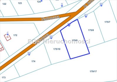 działka na sprzedaż 818m2 działka Glinnik, Nadrzeczna