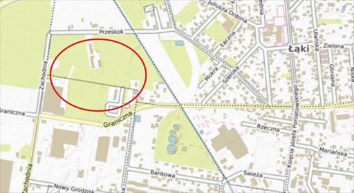Działka inwestycyjna 5500 m² w centrum Grodziska Mazowieckiego działka Grodzisk Mazowiecki