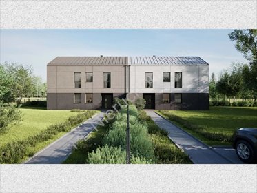 Na sprzedaż nowoczesny dom 111 m² z dużymi działkami w Chrzanowie Małym dom Chrzanów Mały