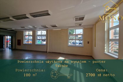 Przestronny lokal 100 m² w centrum Tarnowa z klimatyzacją lokal użytkowy Tarnów