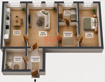 Przestronne 3 pokoje z antresolami, blisko Dworca mieszkanie Wrocław, Śródmieście, Śródmieście, Dworcowa