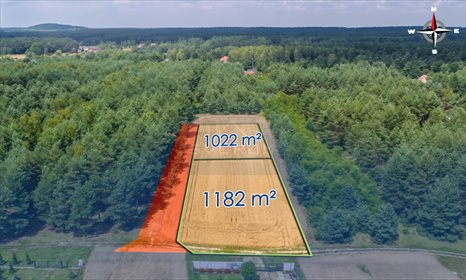 działka na sprzedaż 1182m2 działka Długi Kąt