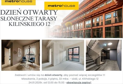 mieszkanie na sprzedaż 32m2 mieszkanie Łódź, Śródmieście, Kilińskiego