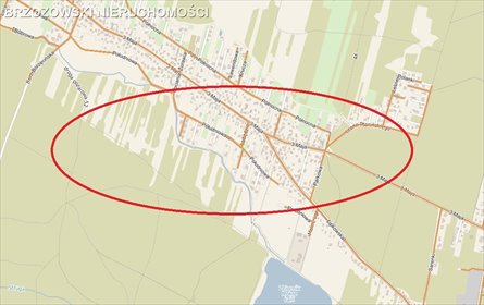 działka na sprzedaż 1000m2 działka Truskaw
