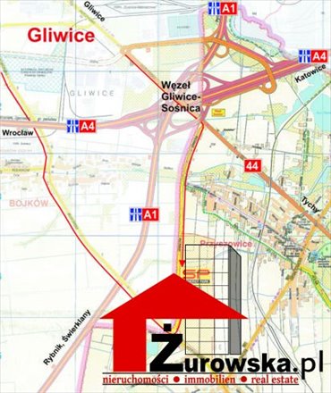 działka na sprzedaż 2500m2 działka Gliwice, Sośnica