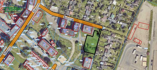 działka na sprzedaż 781m2 działka Bytom, Sienna
