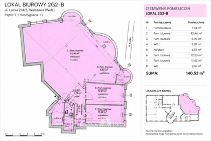 Zapraszam do wynajmu nowoczesnego biura 140 m² przy Łuckiej lokal użytkowy Warszawa, Wola Mirów, Łucka