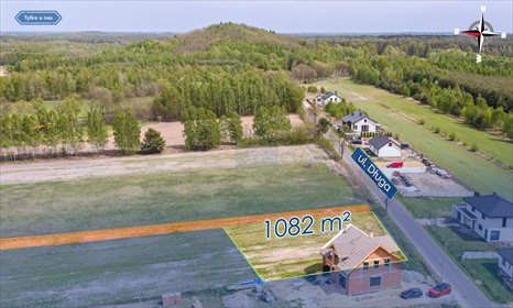 działka na sprzedaż 1082m2 działka Truskolasy, Długa