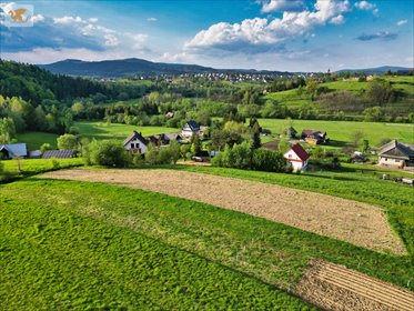 Działka rolna z widokami na Beskidy, dojazd terenowy działka Toporzysko