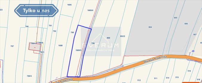 działka na sprzedaż 1178m2 działka Mstów, Mikołaja Kopernika