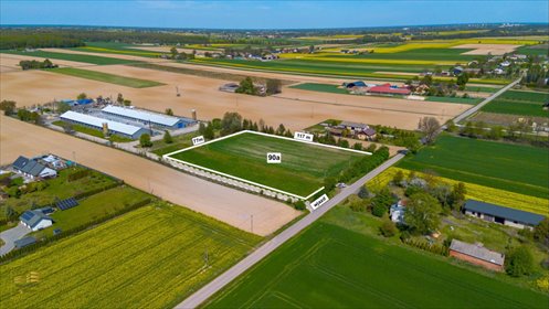 Działka inwestycyjna 9003 m² w Krzesimowie z MPZP działka Krzesimów