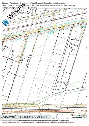 działka na sprzedaż 13280m2 działka Pruszków, Jerozolimskie