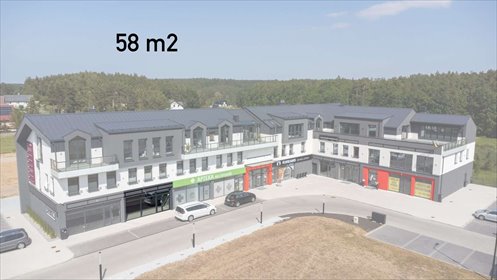 Nowoczesny lokal 58 m2 z parkingiem i udogodnieniami lokal użytkowy Dzierżążno, Błękitnej Armii