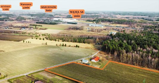 działka na sprzedaż 30600m2 działka Powązki, Dębowa