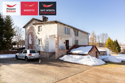 Dom 240 m² z dużą działką 1,7 ha nad Słupią (budynek gospodarczy 120 m²) dom Amalka