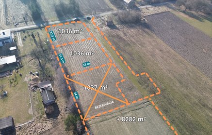 działka na sprzedaż 1036m2 działka Grabostów