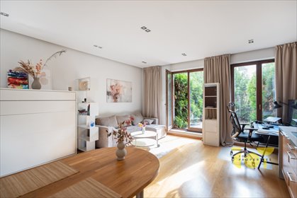 Zapraszam do słonecznego mieszkania 36,5 m² z ogródkiem w Wilanowie mieszkanie Warszawa, Wilanów, Sarmacka