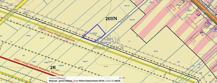 działka na sprzedaż 1300m2 działka Wólka Radzymińska, Makowa