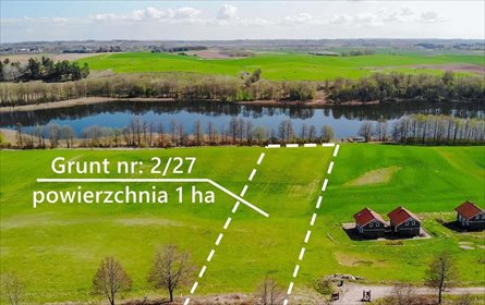 Zapraszam do zakupu działki 10 002 m² z linią brzegową jeziora Buwełno działka Miłki