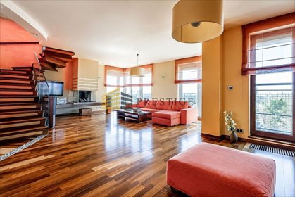 Luksusowy dwupoziomowy apartament na Mokotowie z tarasem mieszkanie Warszawa, Mokotów, Łowicka