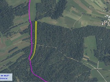 Działki leśne w Morawczynie, 4107 m², las, spokój działka Morawczyna