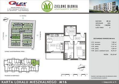Mieszkanie na sprzedaż 53m2 mieszkanie Rumia, spacerowa