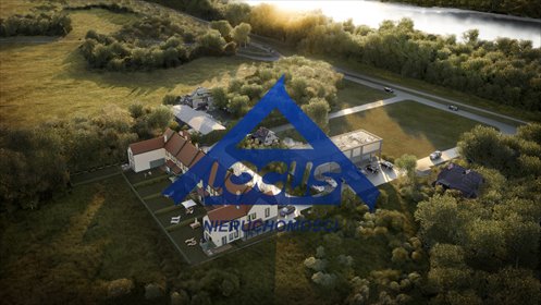 Nowoczesny segment 4 pok. przy Wiśle (Wilanów) dom Warszawa, Wilanów, Zawady, Wał Zawadowski