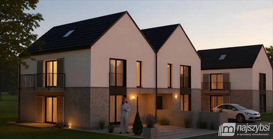 Do sprzedania nowoczesny dom 127 m² z ogrzewaniem podłogowym i fotowoltaiką dom Gryfice