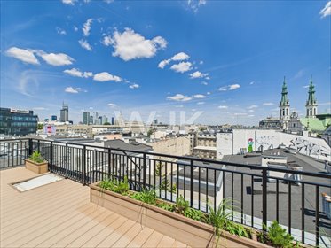 Penthouse 187m² z tarasem 80m² i widokiem polecam mieszkanie Warszawa, Śródmieście, Mokotowska