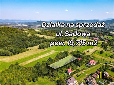 Do sprzedania działka 20 arów z pięknymi widokami działka Przybędza