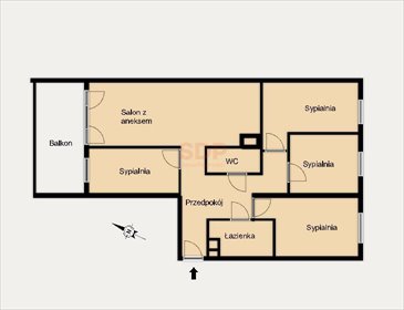 mieszkanie na sprzedaż 91m2 mieszkanie Wrocław, Krzyki, Krzyki, Braterska