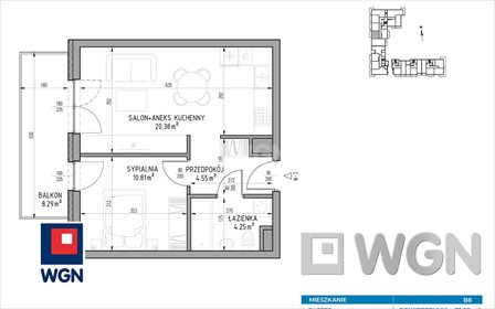 Nowoczesne 2-pokojowe mieszkanie z balkonem w Wrotkowie polecam mieszkanie Lublin, Wrotków, Wrotków