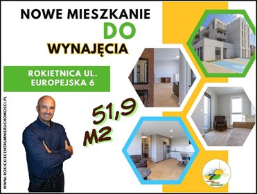 mieszkanie na wynajem 52m2 mieszkanie Rokietnica, Tarasy Rokietnicy, Europejska