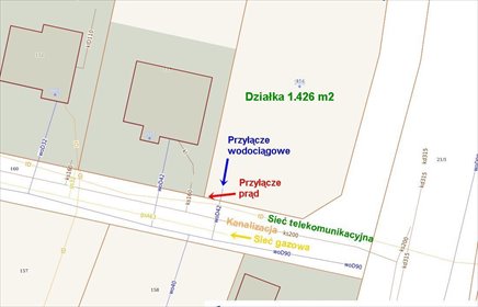 Zapraszam do zakupu działki 1426 m² z pełnym uzbrojeniem i decyzją o warunkach zabudowy działka Grudziądz